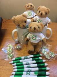 Pens, Mugs, Bears and Buttons