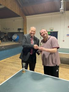 Table Tennis winner - 50th Anniversary