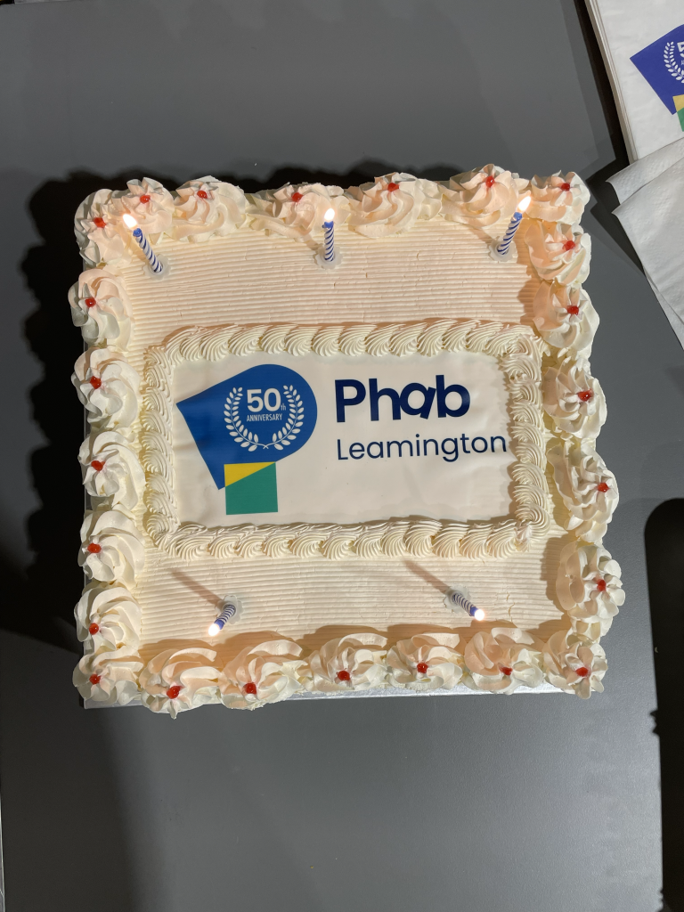 50th Cake with Candles